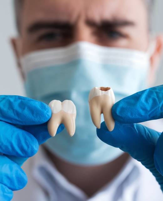 Zahnfarbene Kompositfüllung – Unsichtbare Reparaturen für beschädigte Zähne